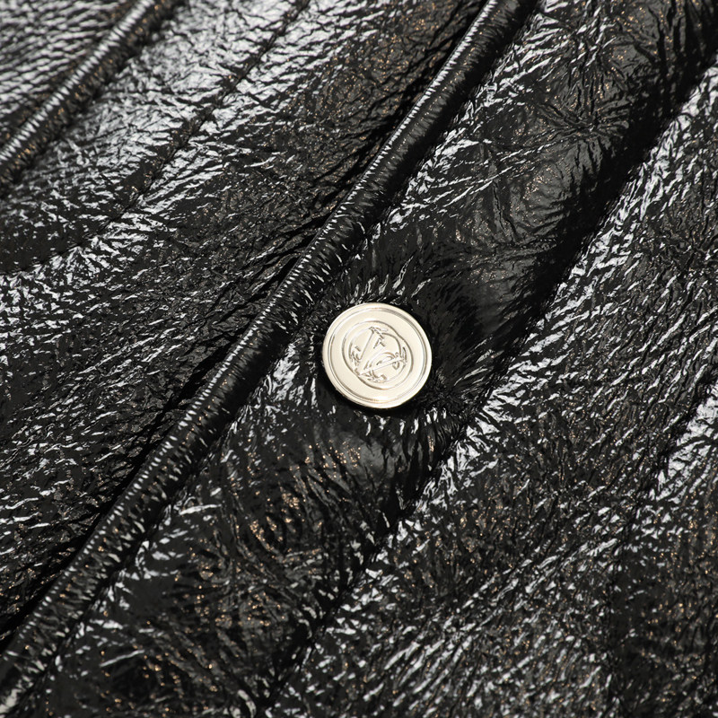 【复古羊皮革皮衣】VJC/威杰思秋冬男装外套保暖时尚拼接毛绒翻简,淘宝优惠券,粉丝福利购,淘宝优惠卷