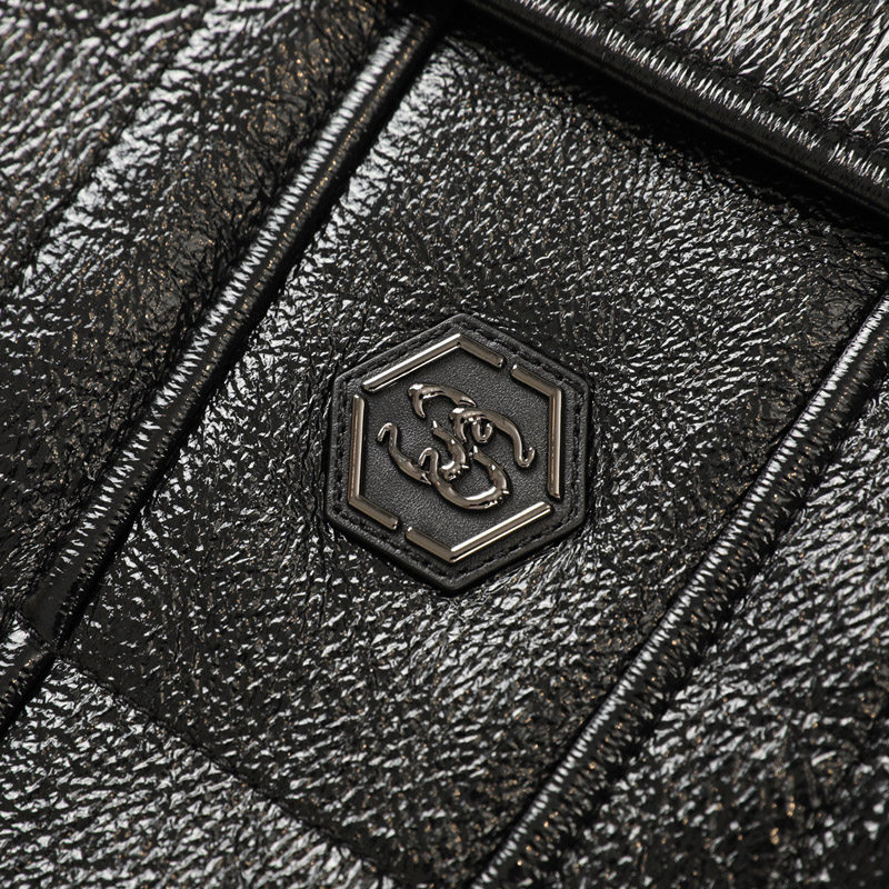 【复古羊皮革皮衣】VJC/威杰思秋冬男装外套保暖时尚拼接毛绒翻简,淘宝优惠券,粉丝福利购,淘宝优惠卷