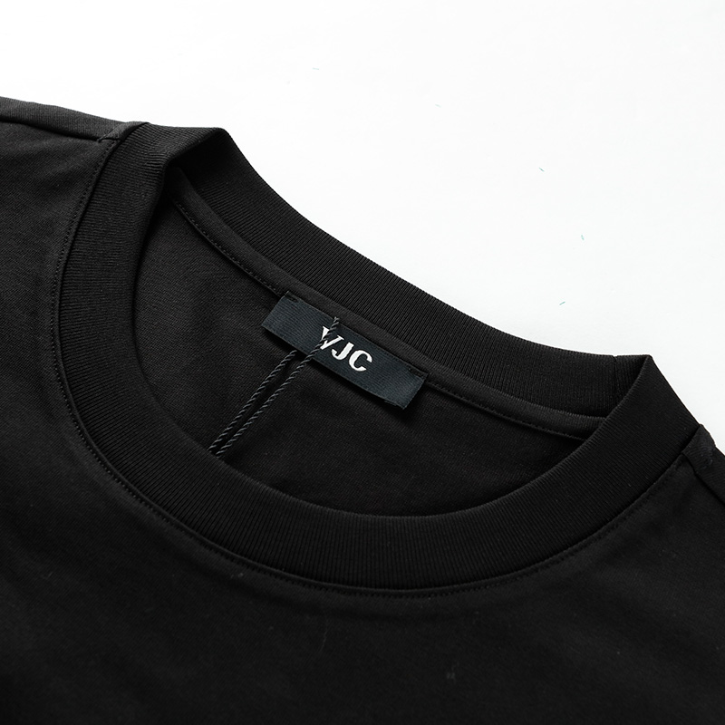 【专柜同款】VJC 2024年夏季男装新款T恤烫钻短袖 D24BA1741 - 图1
