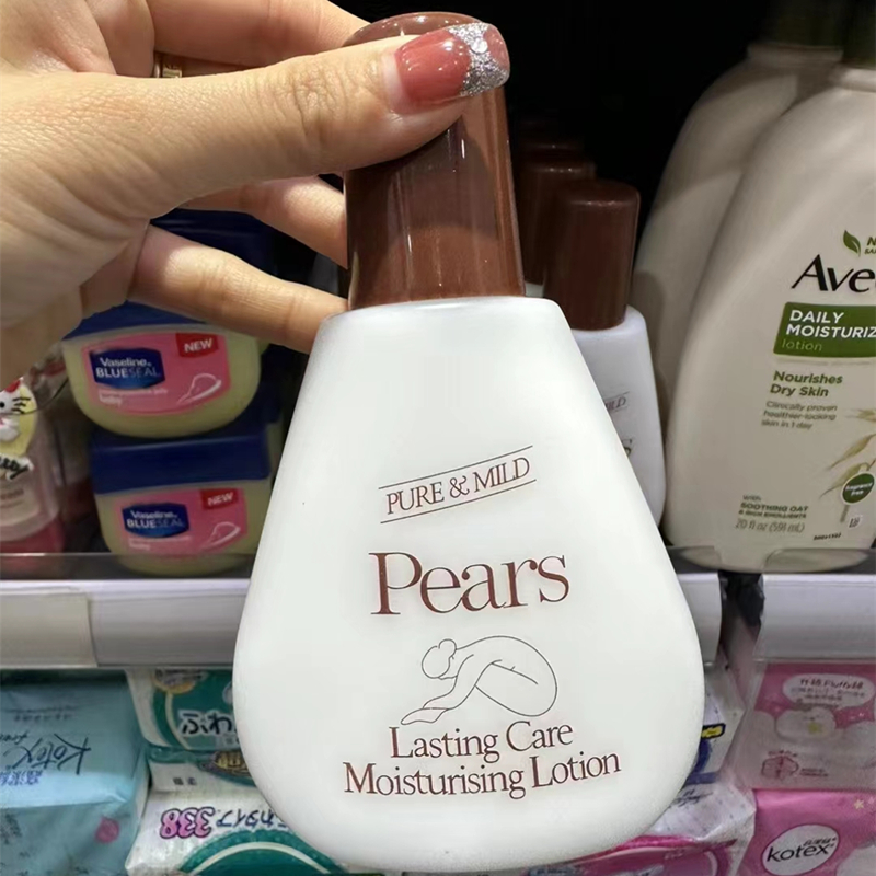 香港Pears梨牌身体乳润肤露200ml保湿滋润淡香不油腻秋冬男女补水