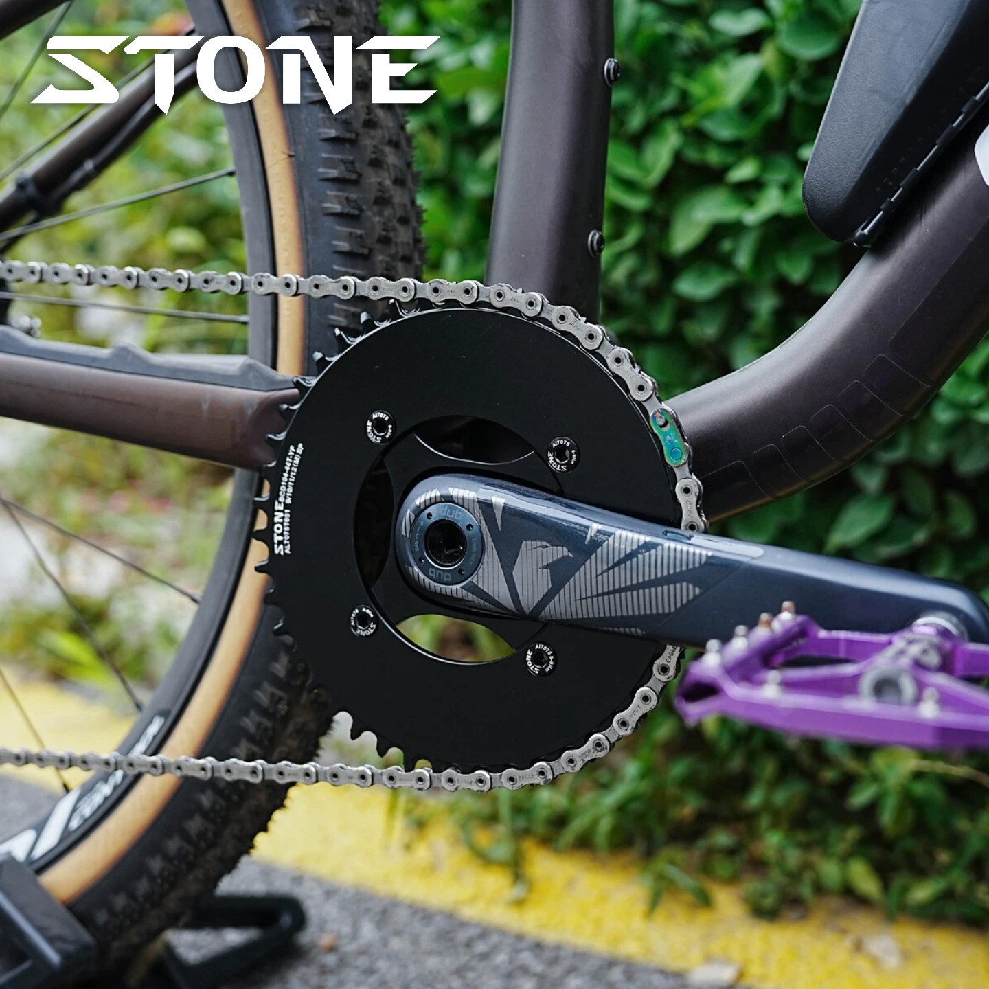 STONE BCD104自行车圆盘单盘正负齿牙盘片XT780 785 610 SLX670,淘宝优惠券,粉丝福利购,淘宝优惠卷