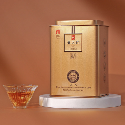 天之红祁门红茶香螺浓香型罐装茶叶正宗金奖纪念特一荣誉茶188g - 图0