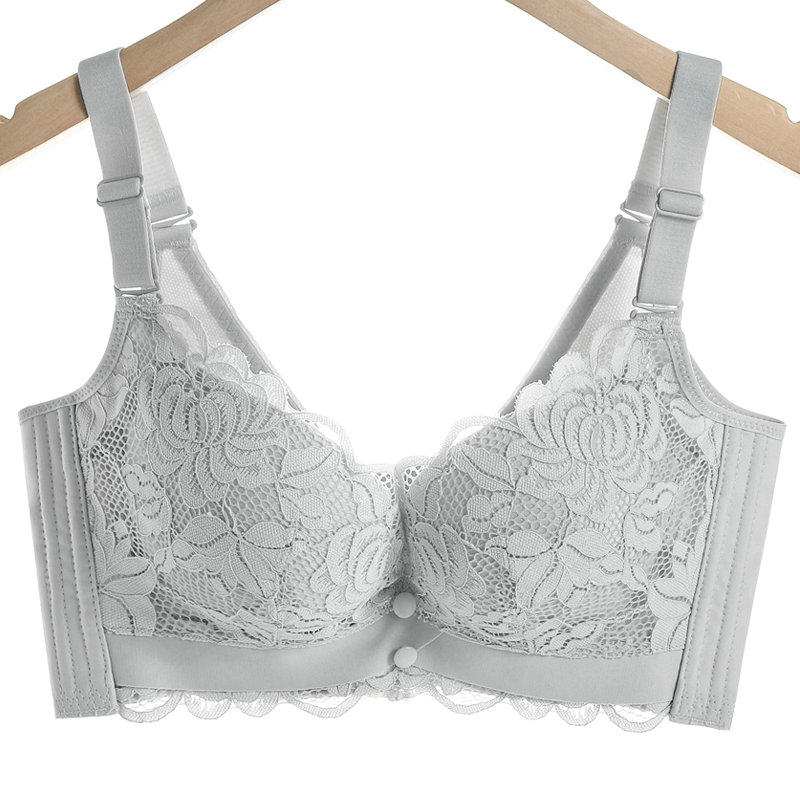 新款小胸上薄下厚超聚拢文胸水袋精油杯记忆钢圈内衣四扣丰胸按摩