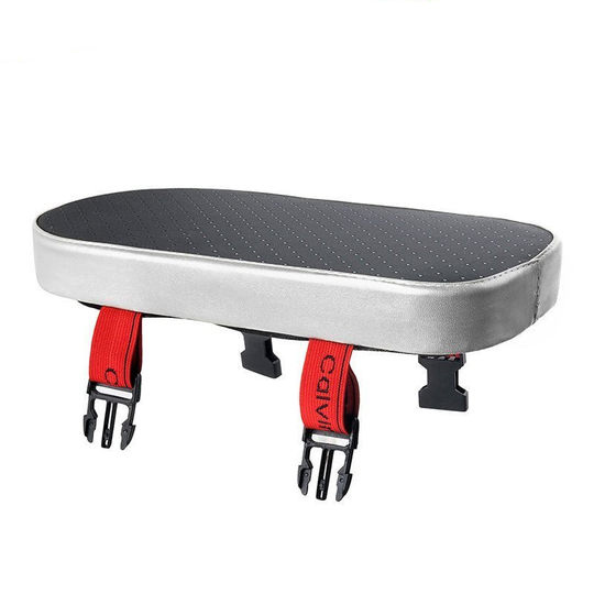 Comfortable rear seat cushion for children on shelf bicycles