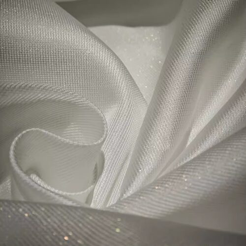 金银丝缎布料高密七彩纯色lolita礼服马面裙汉服面料舞台装饰背景 - 图1