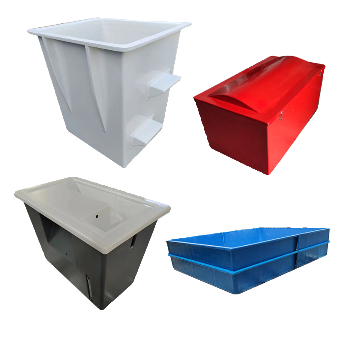 玻璃钢FRP纤维水槽箱养鱼池酸洗废水反应箱护罩保护壳厂家可定制,淘宝优惠券,粉丝福利购,淘宝优惠卷