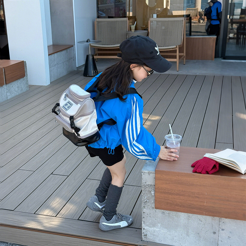 柒号童仓女大童时尚休闲百搭外套秋装新款儿童洋气运动上衣小风衣,淘宝优惠券,粉丝福利购,淘宝优惠卷