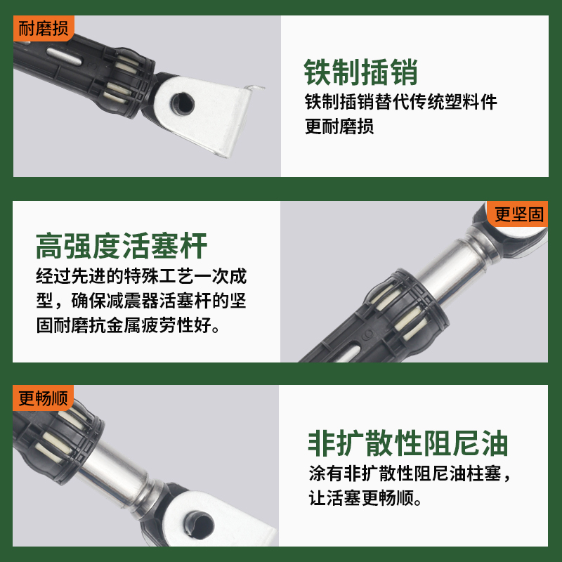 适用海尔滚筒洗衣机EG10012HB58S/EG100MATE3S减震器阻尼杆避震器 - 图0