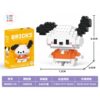 Cartoon doll tiny particles assembled building block toys