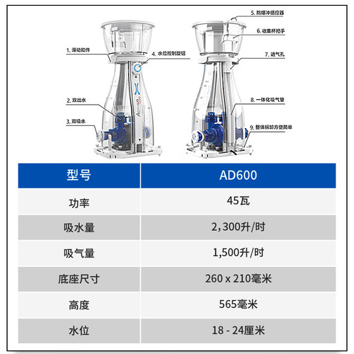 maxspect迈光蛋白质分离器海缸智能蛋分防爆冲警控器鱼缸液位控制-图2