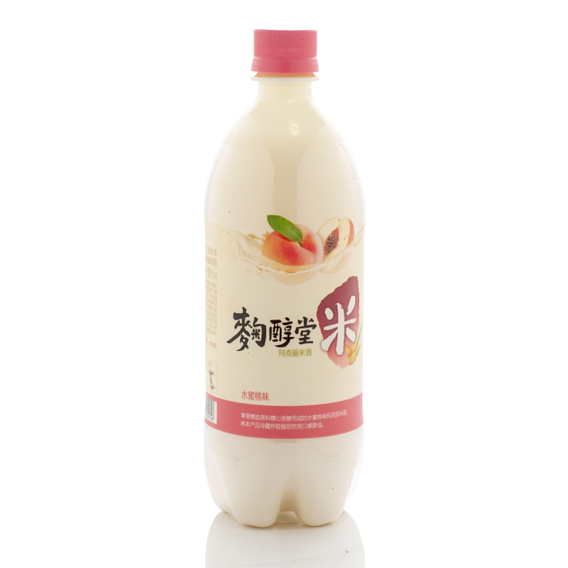 韩国进口米酒麹醇堂玛克丽米酒桃子味750ml 玛格丽月子白米酒包邮 - 图3