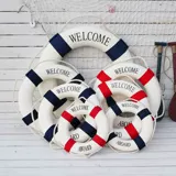 Океанская тема украшения стена -Жизненная украшение творческого средиземноморского стиля -творческая творческая гостиная на стене