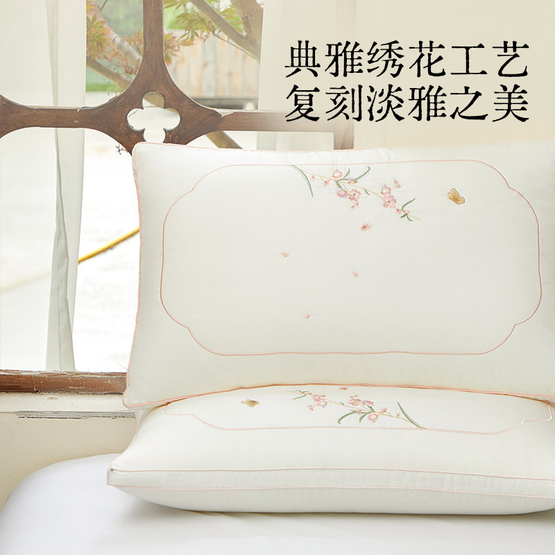 多喜爱60支面料可水洗枕头枕芯成人家用舒适枕芯中式国风枕头,淘宝优惠券,粉丝福利购,淘宝优惠卷