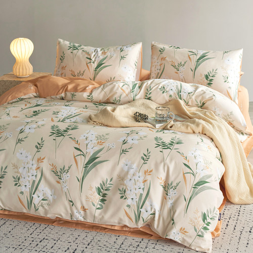 多喜爱四件套全棉纯棉ins风学生宿舍三件套床单被套床笠床上用品 - 图0