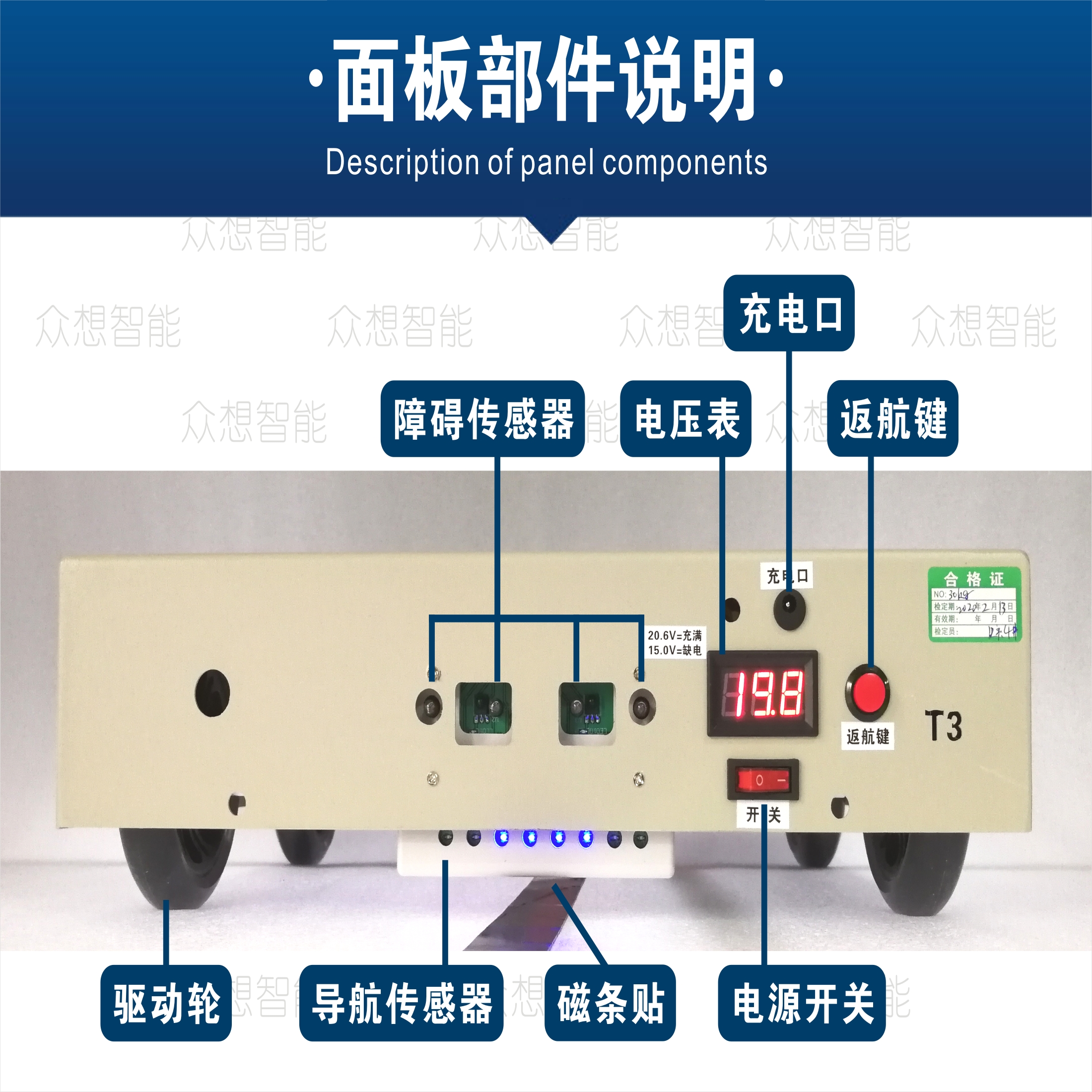 锂电池 AGV小车备用 众想标配电池 波峰焊炉具无人自动运输车配件 - 图2