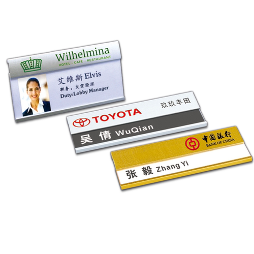 铝合金工牌宝马胸牌定做金属高档制作4S店新版BMWlogo别针工号牌 - 图3