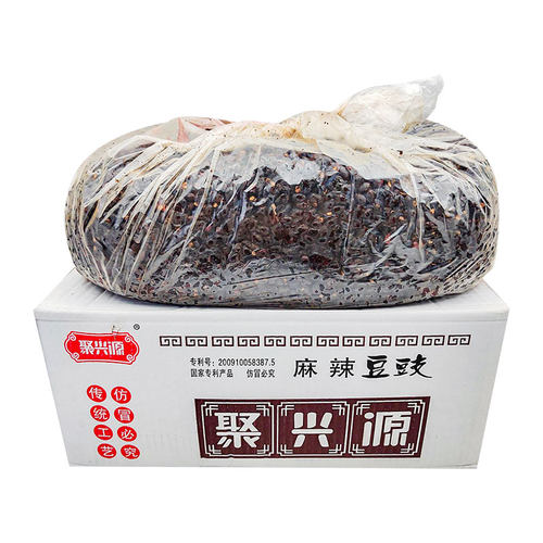 聚兴源麻辣豆豉9.5kg商用整箱餐饮芝麻豆鼓香辣麻辣烫底料冒菜料 - 图3