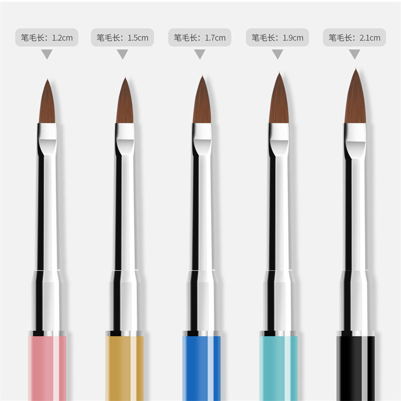 工厂直销5色金属杆带钻美甲水晶笔套装 美甲彩绘笔水晶笔5支装,淘宝优惠券,粉丝福利购,淘宝优惠卷