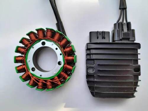 长江400原厂发电机线圈 Bobbie650/700摩托车原装永磁发电机 - 图3