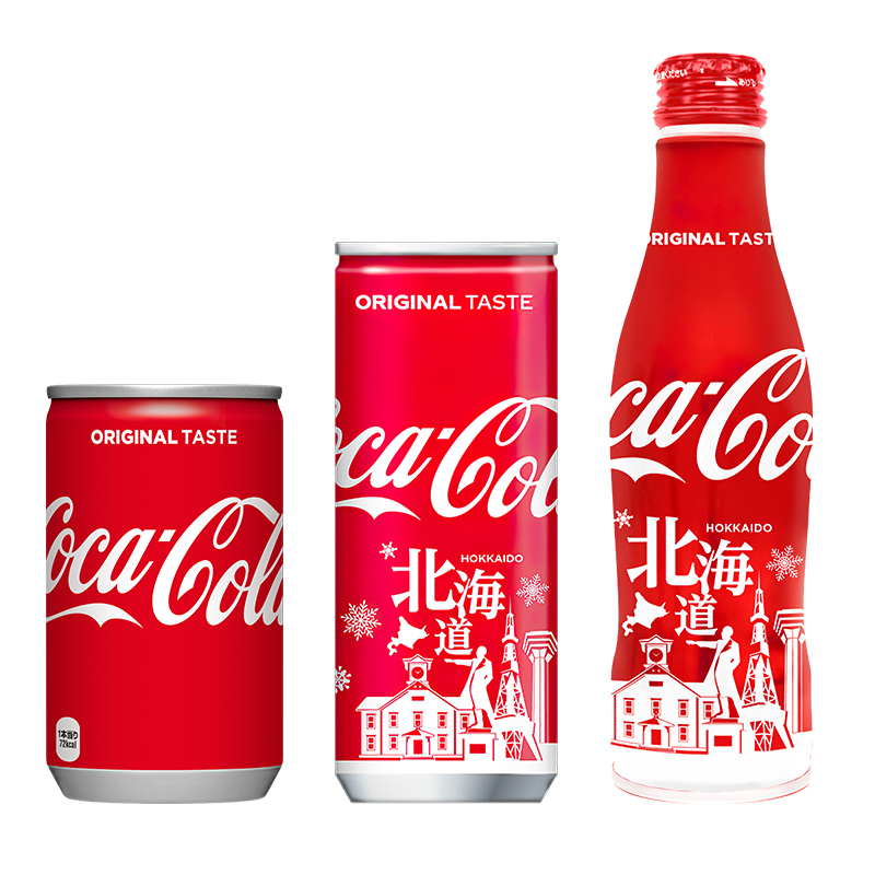 日本原装进口CocaCola/可口可乐北海道限定碳酸汽水饮料铝罐装 - 图3