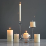 Креативная прозрачная стеклянная свеча, декор для домашнего использования для гостиной, европейский стиль