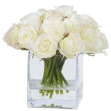 Стеклянный цветочный горшок для гостиной, квадратный аквариум, простой и элегантный дизайн, подарок на день рождения