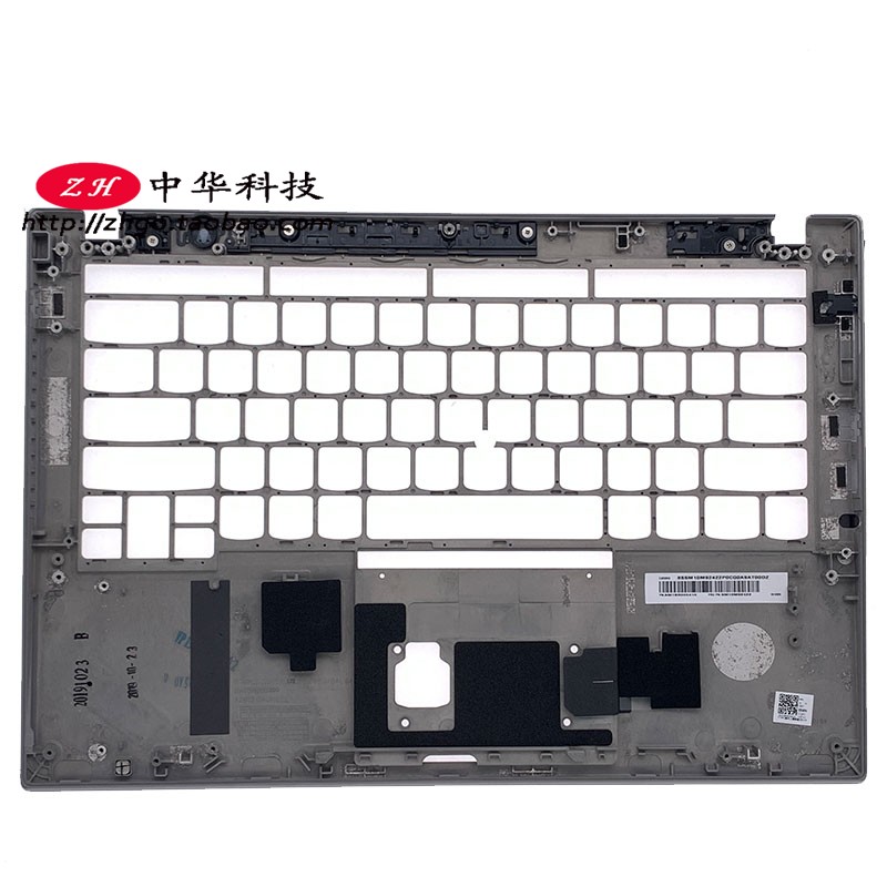 T490s T495s T14s Gen1 C壳 掌托 带指纹孔 外壳 银色 - 图0