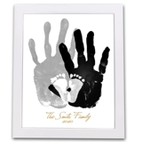 Памятный отпечаток рук для влюбленных, подарок на день рождения