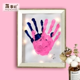 Памятный отпечаток рук для влюбленных, сувенир, фоторамка, DIY, подарок на день рождения, граффити