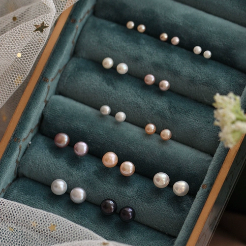 Натуральные серьги из жемчуга, серебро 925 пробы, легкий роскошный стиль, премиум класс