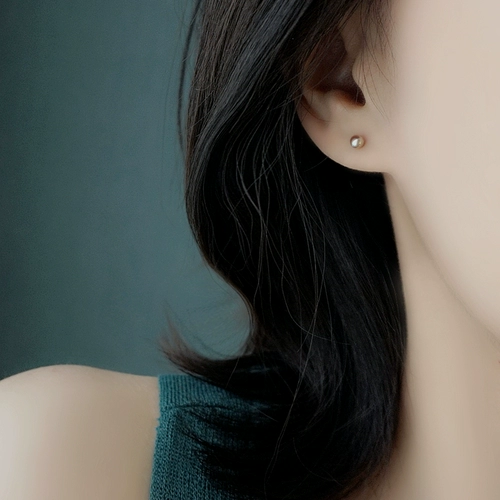 Натуральные серьги из жемчуга, серебро 925 пробы, легкий роскошный стиль, премиум класс