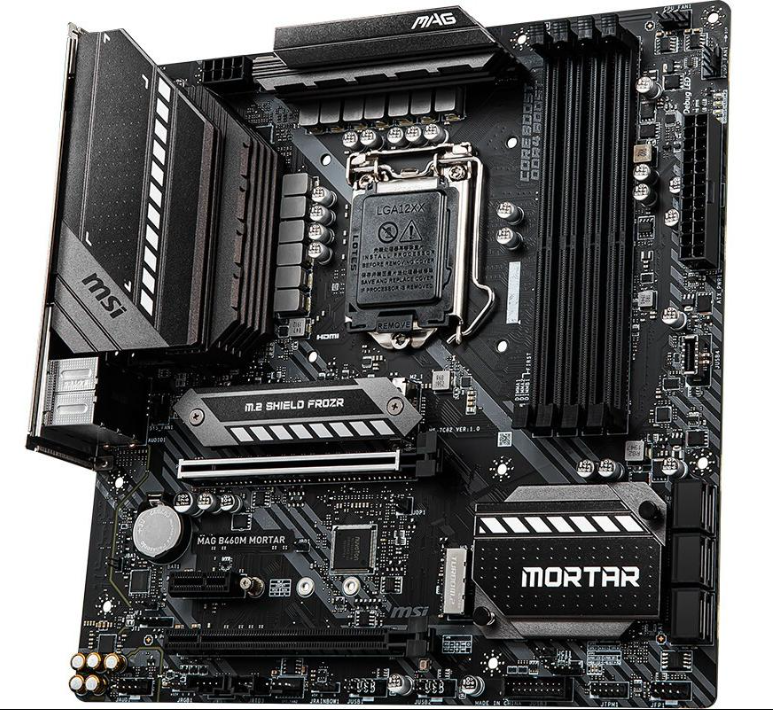 MSI/微星 B460M MORTAR LGA1200 十代系列CPU DDR4成色充新保一年 - 图0