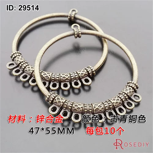 Аксессуар, аксессуары, ретро металлические серьги