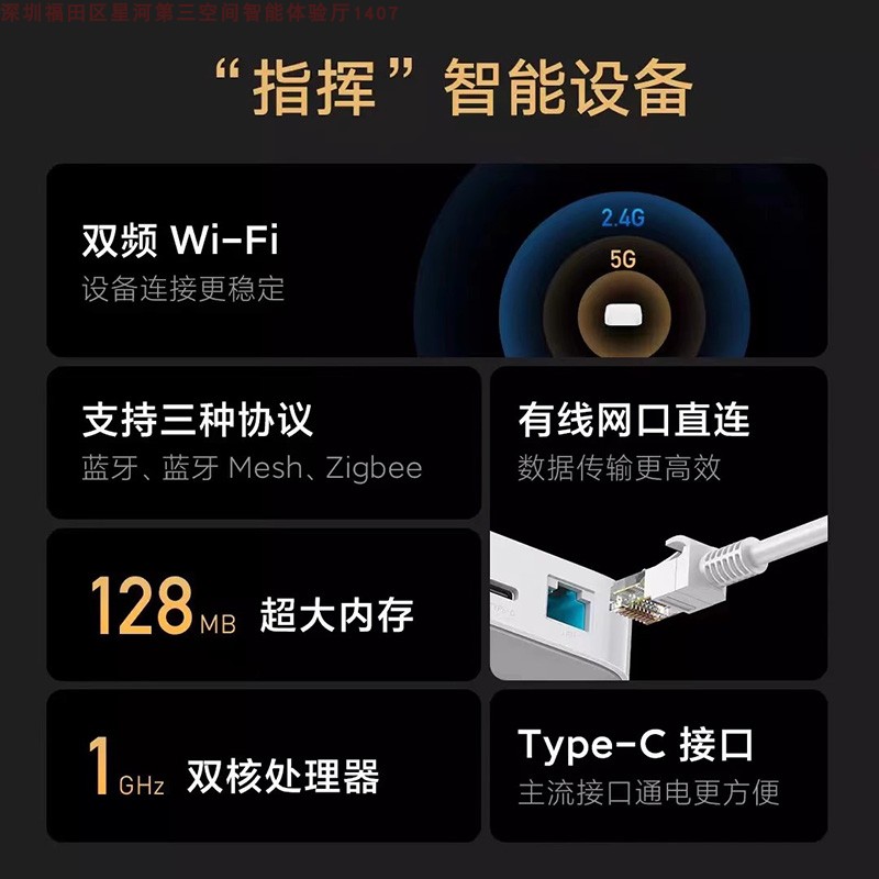 小米智能多模网关2 家居远程控制5G多功能wifi蓝牙ZigBee人体存在 - 图2