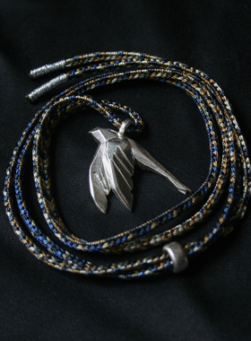 925银纯银长项链男极简项链原创