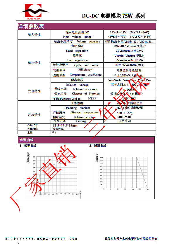 常州名创24V转24V75W直流端子电源模块DCDC24V3A便携式电源模块-图0