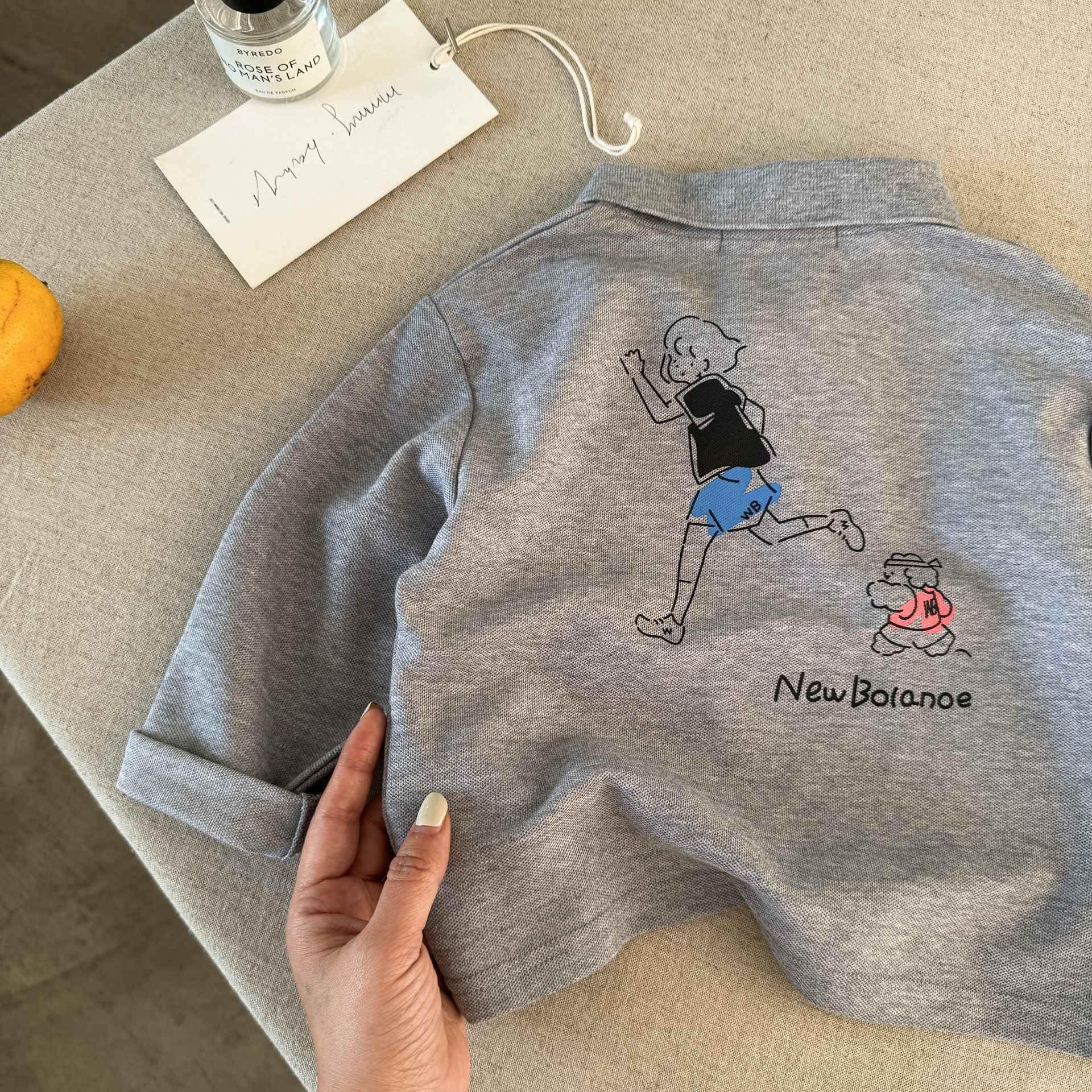 儿童POLO衫男长袖2026春秋新款小童T恤洋气宝宝卡通打底衫女纯棉,淘宝优惠券,粉丝福利购,淘宝优惠卷