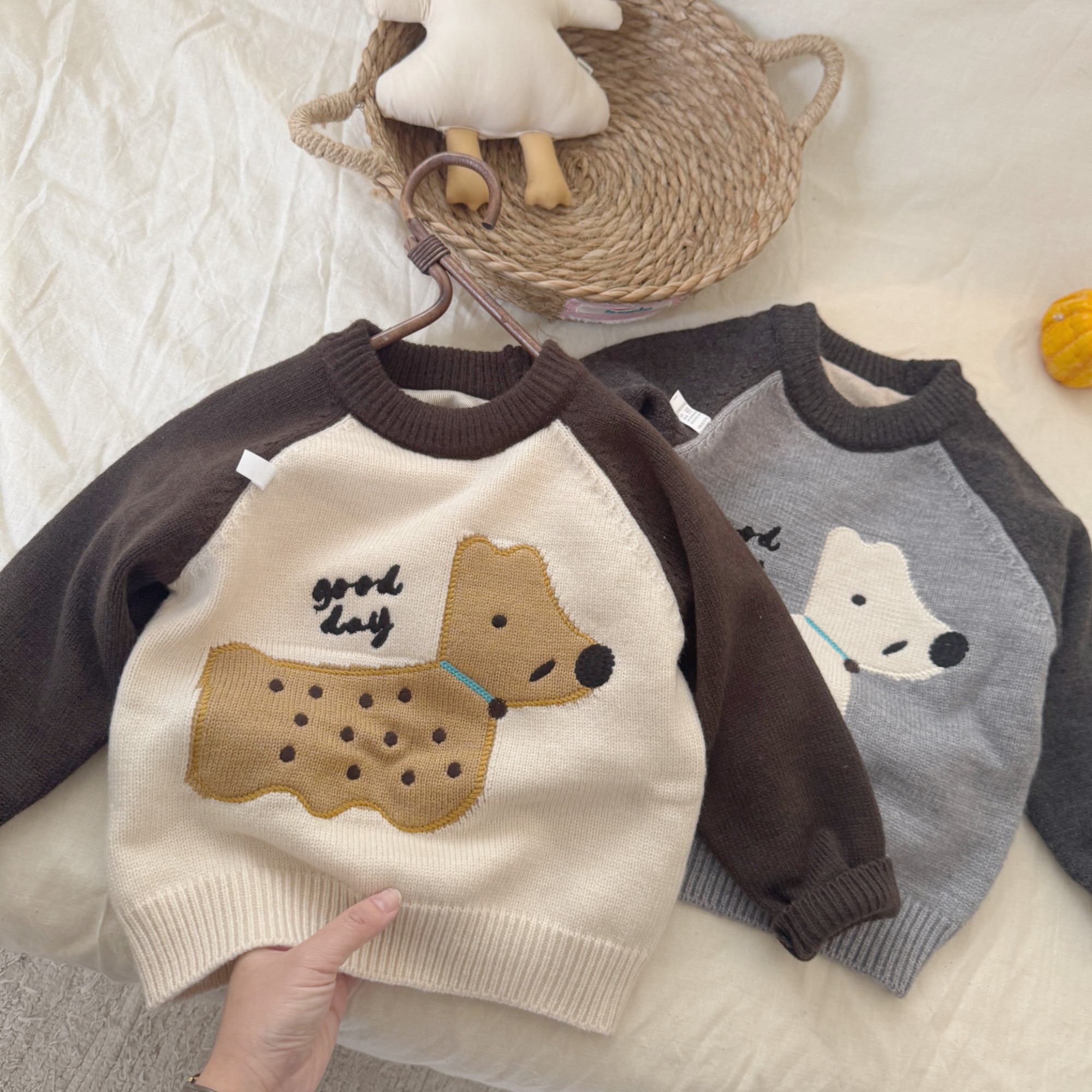 儿童加厚毛衣2025冬季新品中小童男童洋气女童卡通毛线衫上衣,淘宝优惠券,粉丝福利购,淘宝优惠卷