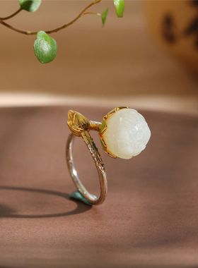 爱莲说中国风国潮风复古雅致烧蓝