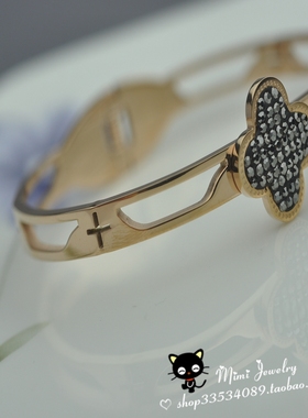 钛钢复古vintage时尚ins抖音手镯