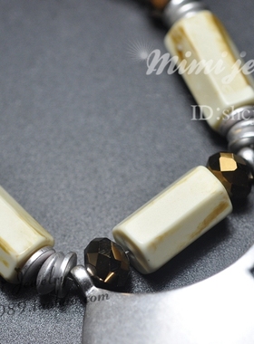 美国时尚风ins复古盾牌长项链