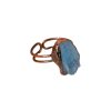 Retro style twelve birthstone natural rough stone amorphous opening adjustable ring women's birthday gift
