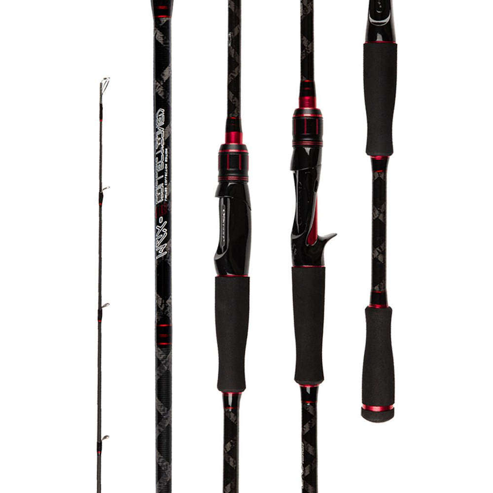 捍太郎新款远投路亚杆超轻超硬路亚竿MH调泛用碳素远投直枪柄抛竿 - 图3