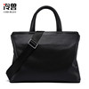 Cold beast handbag genuine leather men's head layer soft cowhide