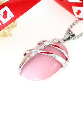 瑞士欧美镶嵌猫眼石不褪色吊坠