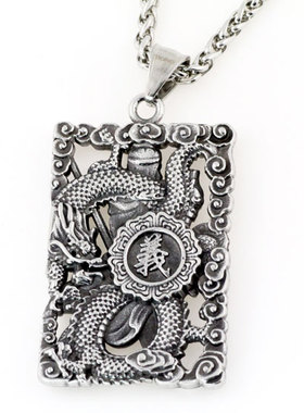 瑞士关公龙纹不褪色项链热销新品