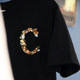 Eight o'clock self-study room original surname letter embroidery love DIY material package Spring Festival Valentine's Day gift
