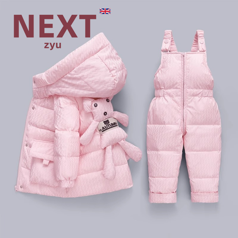 英国NEXT ZYU官方正品宝宝羽绒服男女童套装1-3岁婴幼儿冬装外套