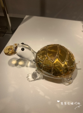代购SWAROVSKI施华洛世奇金钱龟 5463874水晶摆件