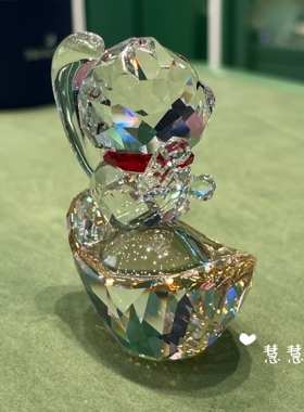 代购SWAROVSKI施华洛世奇 招财猫 水晶摆件5692857